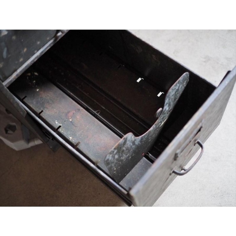 Vintage Japanese Iron Drawer 1963 Showa 38 63cm (24.8in) Used gallery