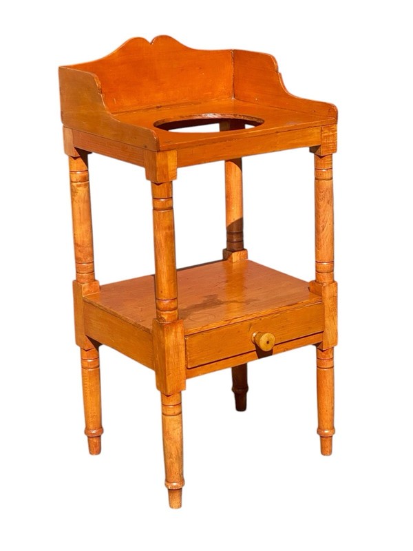 Antique New England Maple & Pine Wash Stand gallery