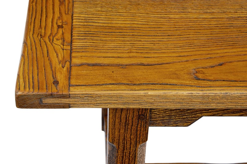 ENGLISH MADE GOLDEN OAK REFECTORY DINING TABLE gallery