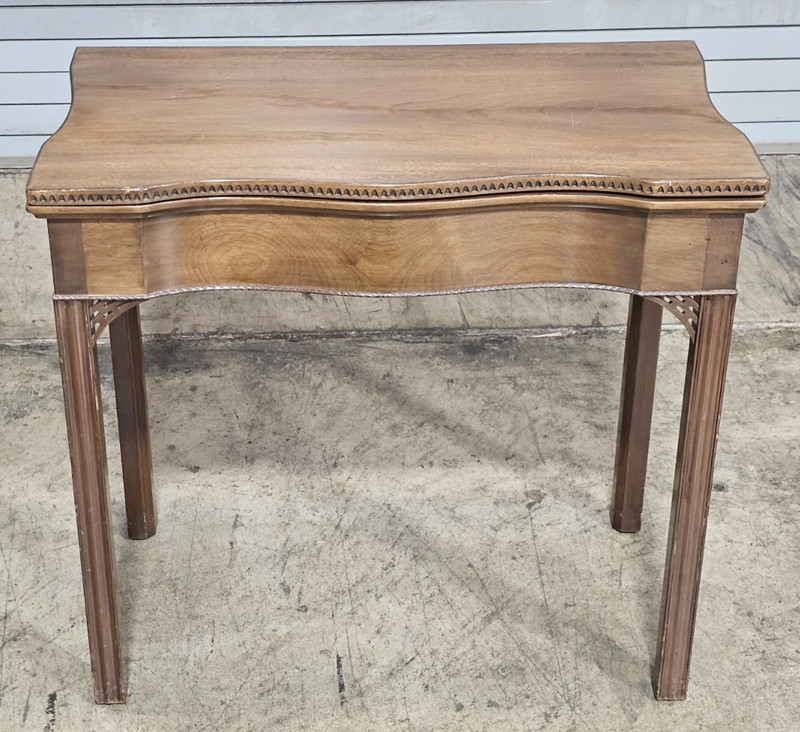 Kittinger Williamsburg Chippendale Style Mahogany Hall Table Game Table CW 3 gallery