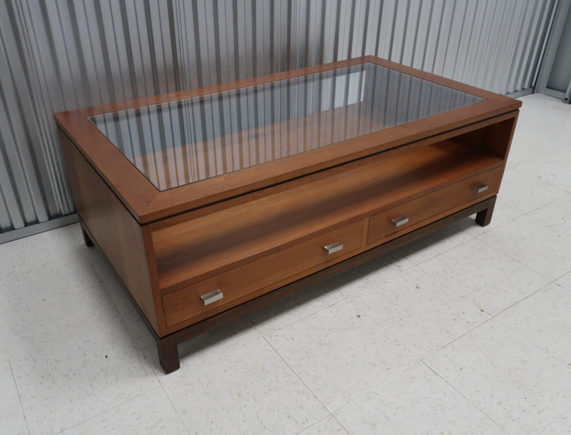 Stickley Metropolitan Collection Cherry Two Tone Modern Cocktail Table gallery
