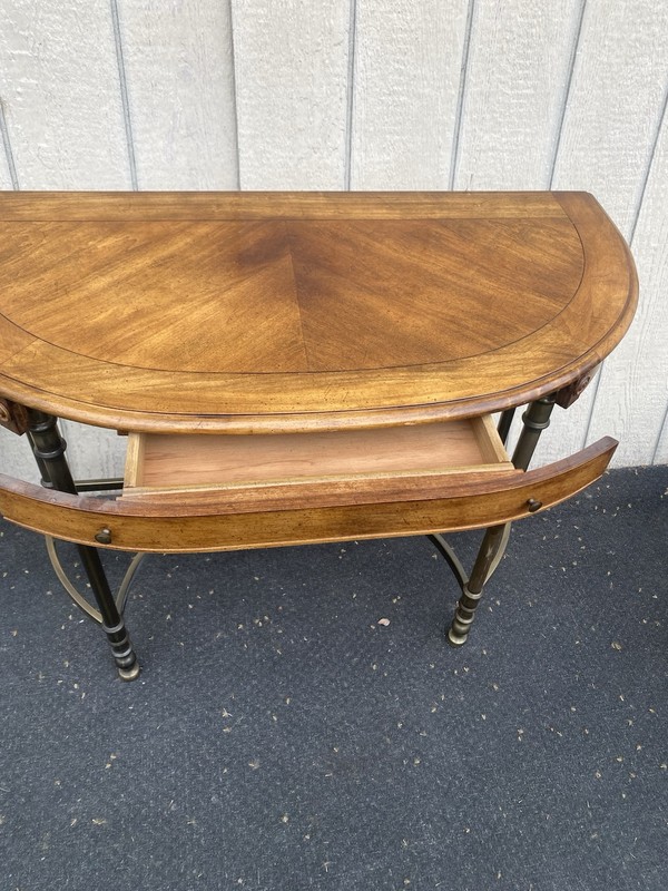 66431 Modern 1/2 Round Console Table Stand gallery
