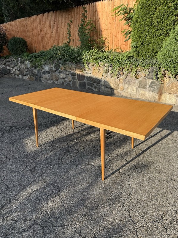 RESTORED Paul McCobb Mid Century Modern Extendable Dining Table (c. 1950s)