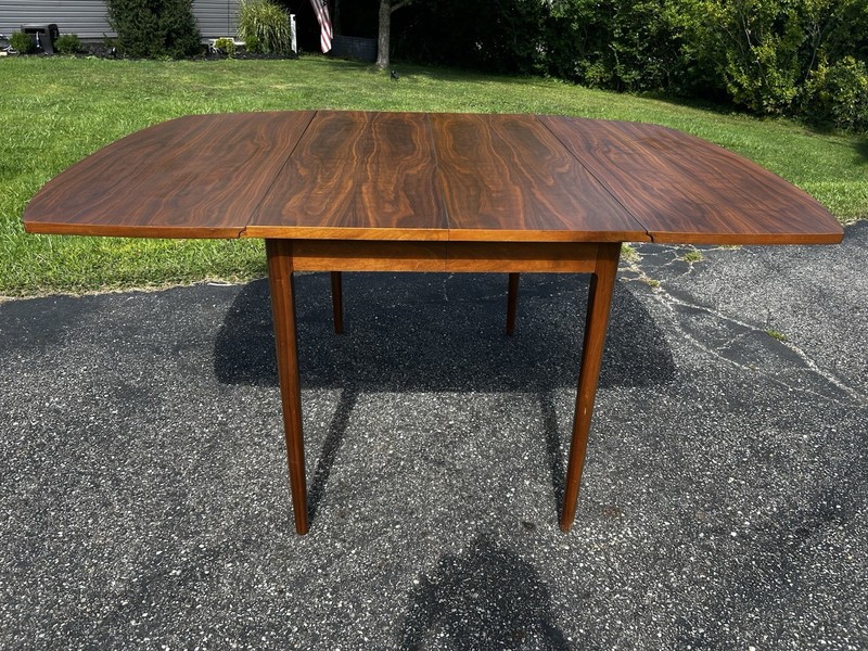 Mid Century Modern Kipp Stewart Drexel Declaration Drop Leaf Dining Table gallery