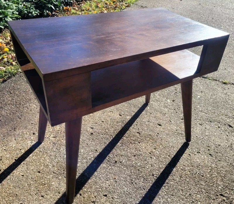 Vintage MCM Conant Ball Modernmates Leslie Diamond Side Table End Coffee Atomic