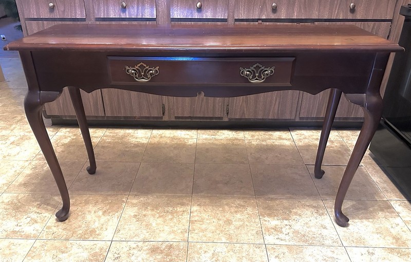 Vintage Bassett Console Table Drawer