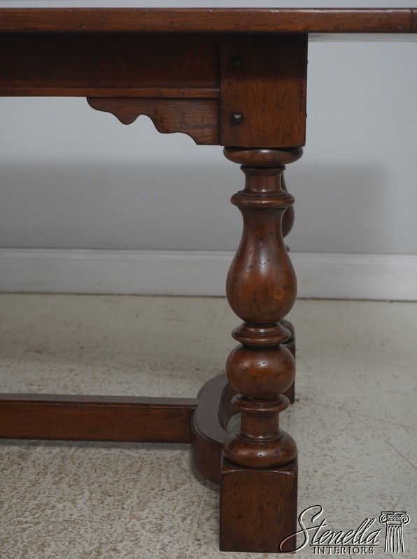L72587: JONATHAN CHARLES Large Chestnut Banquet Dining Table gallery
