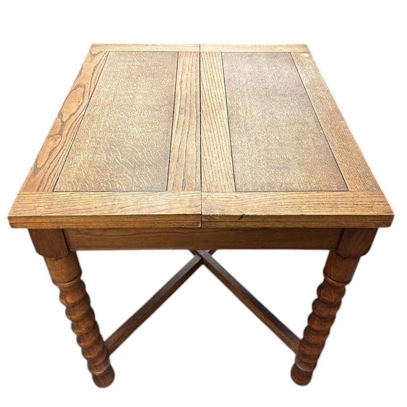 Antique pub draw-leaf Barley Twist Solid Wood Table gallery