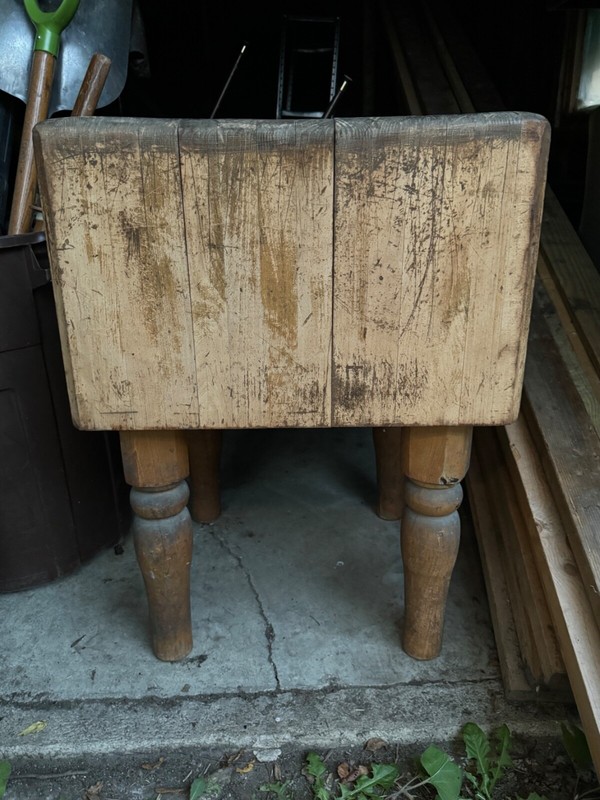 Vintage butcher block solid wood gallery