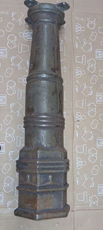 Antique Saloon, Bar, Bistro, 3-Legged Cast Iron Table Base, Early 1900s gallery