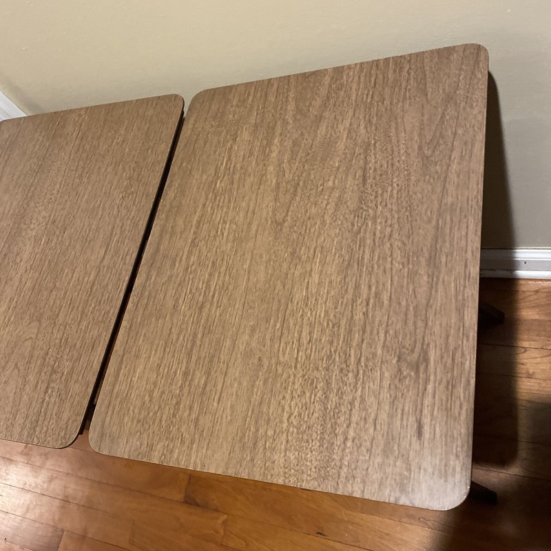 Vintage ARTEX Buttlerette Folding TV Tray Snack Serving Tables w/ Stand gallery