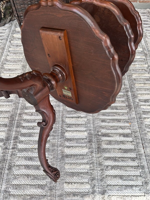Imperial Furniture 3 Tiered Butlers Table Genuine Mahogany Antique Rare gallery