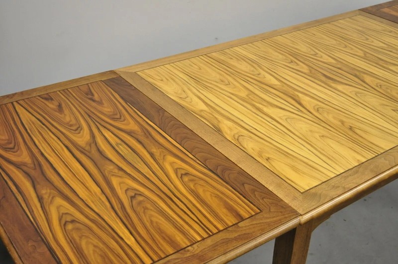 Mid Century Danish Modern Style Extension Rosewood Dining Table by Paul Downs gallery
