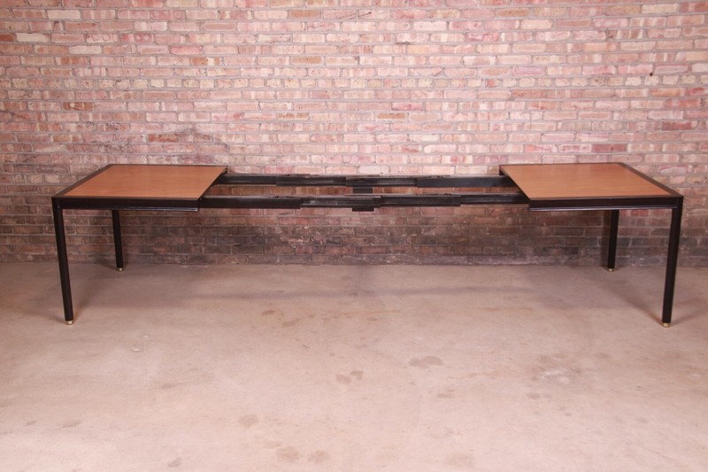 Harvey Probber Teak Mahogany Extension Dining Table, Newly Refinished gallery