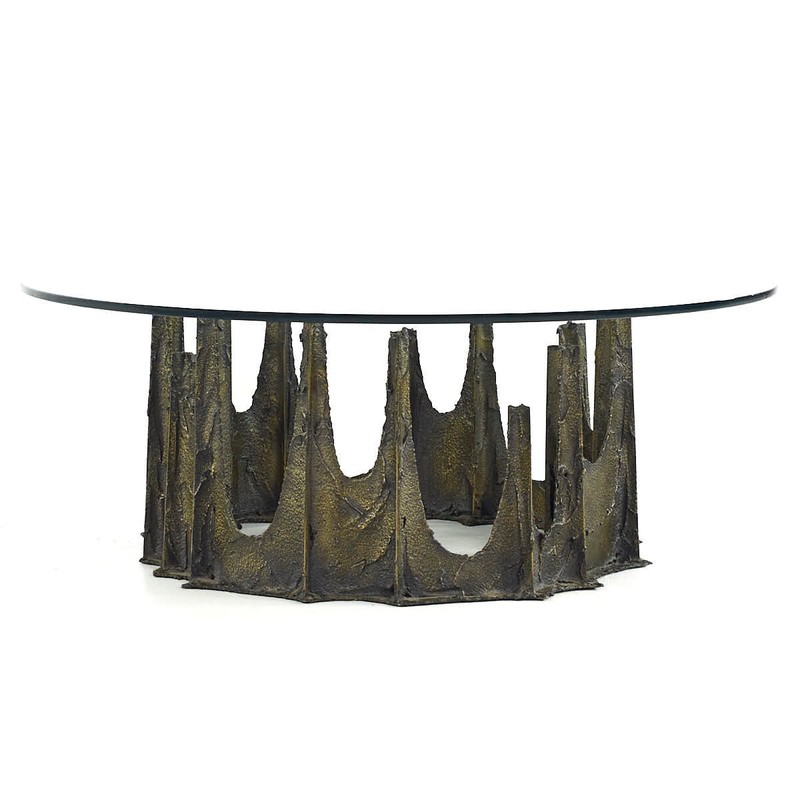Paul Evans Mid Century 1972 Stalagmite Round Coffee Table gallery