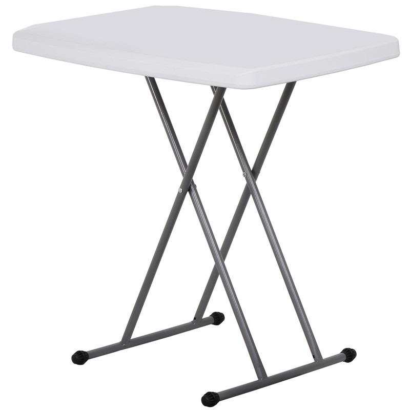 Adjustable 30" Folding Table Laptop Metal Frame Camping Table Indoor Outdoor gallery