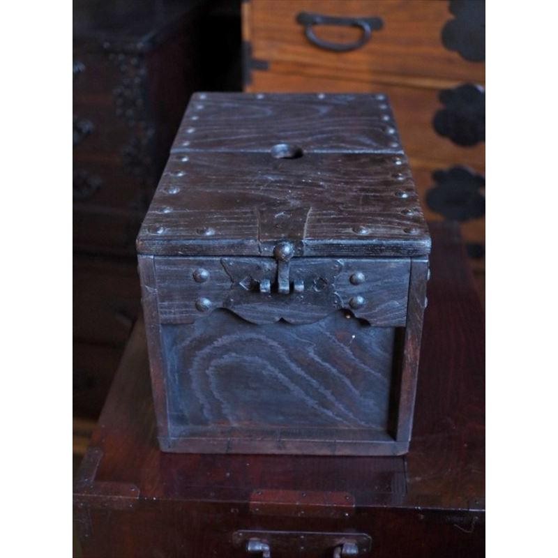 Used Meiji Era Koro-ten Coin Box Japan 14cm (5.5in)