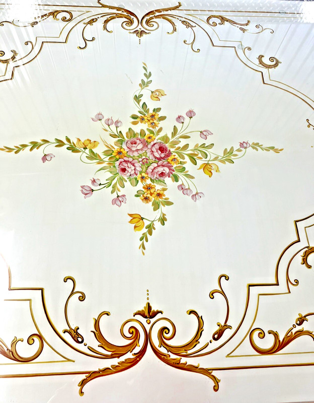 French Dining Room Table Made In Italy Italian Quality With Glass Top Protector gallery