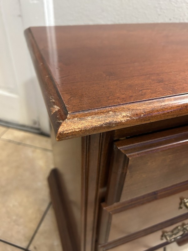 Vintage American Drew Three Drawers Nightstand ￼ gallery