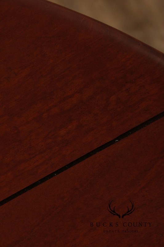 Primitive Farmhouse Style Round Plank Top Dining Table gallery