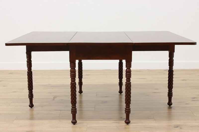 Sheraton Antique Cherry Drop Leaf Gateleg Dining Table #56950 gallery