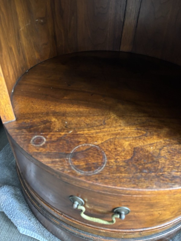 Milling Road By Baker Round Table With Drawer gallery