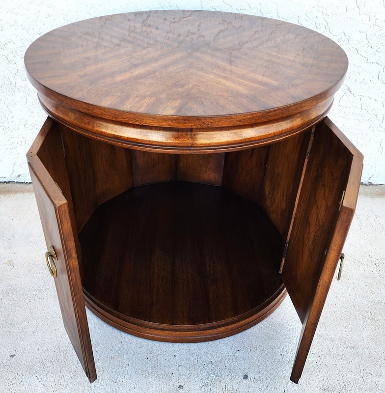 Drum Side Center Table Vintage by WEIMAN gallery