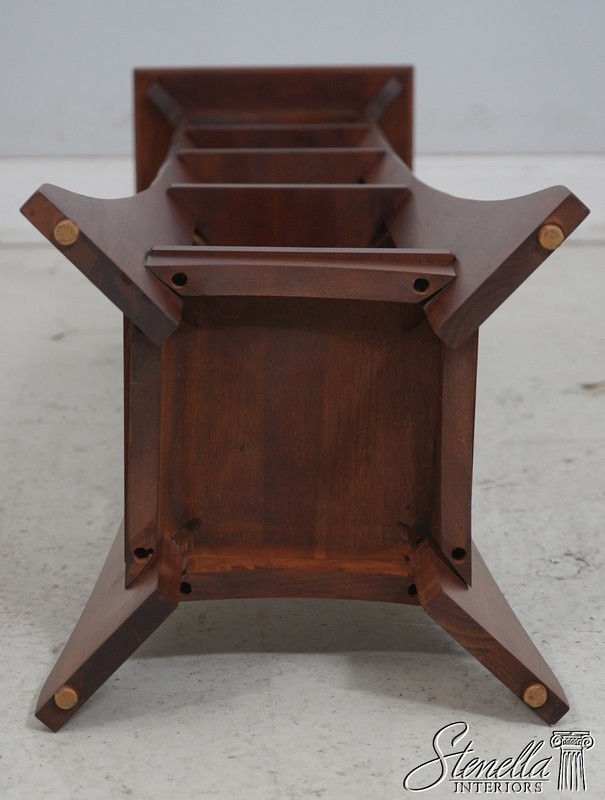 69141: ETHAN ALLEN Arts & Crafts Cherry Tile Top Stand gallery