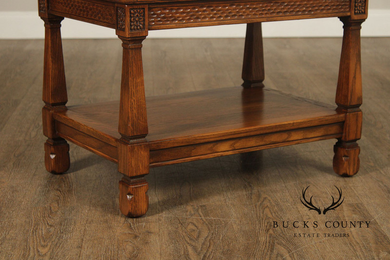 Romweber Viking Oak Two-Tier End Table gallery