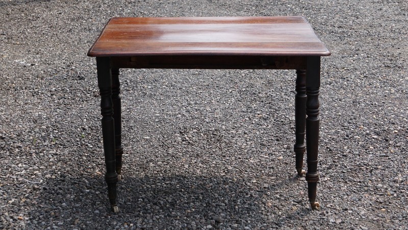 Handmade Edwardian Sutherland Table, 1901, cm. 102 x 91 (open), cm. 46 x 91.... gallery