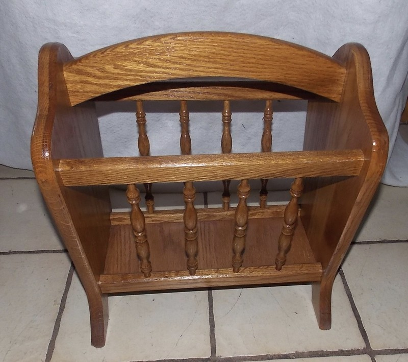 Oak Magazine Rack / Magazine Stand (MR-25) gallery