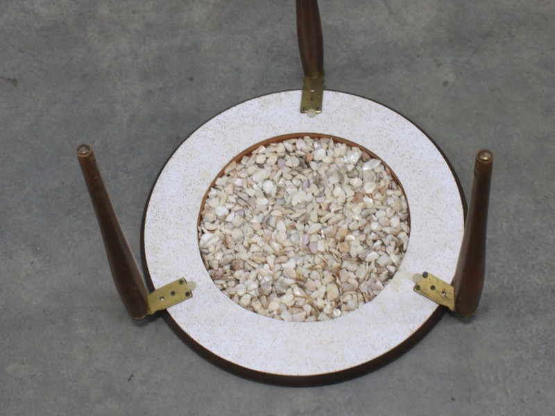 MCM Nesting Stacking Tables Mother of Pearl Spider Leg Set of Three gallery