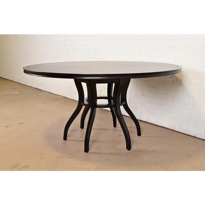 Barbara Barry for Baker Furniture Modern Art Deco Dining Table, Newly Refinished gallery