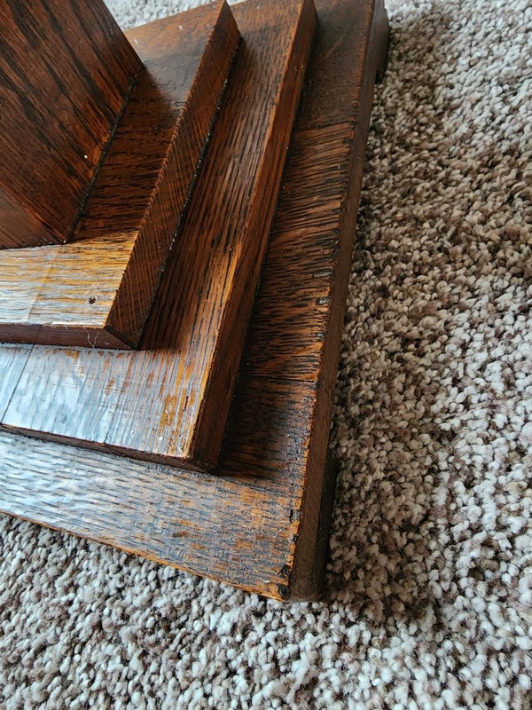 Mission Oak Arts Crafts Style Pedestal Plant Stand Early 20th Century gallery