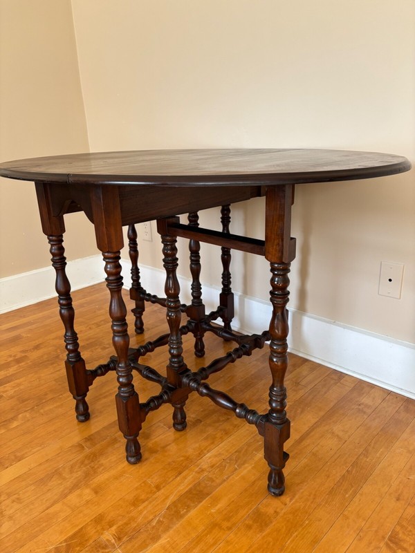 Drop Leaf Gate-leg Oval Table c. 1930s gallery
