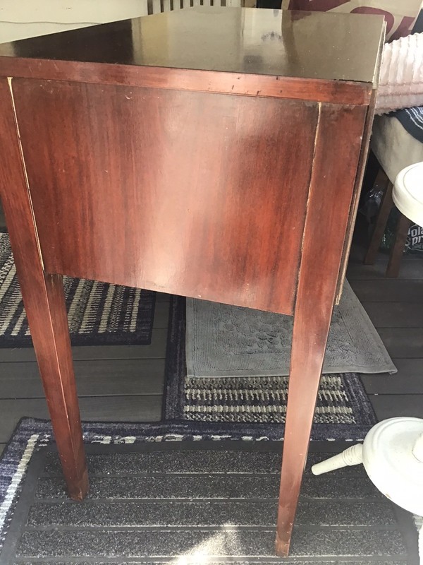 Vintage Mahogany Entry Table Or Dining Room Side Table gallery