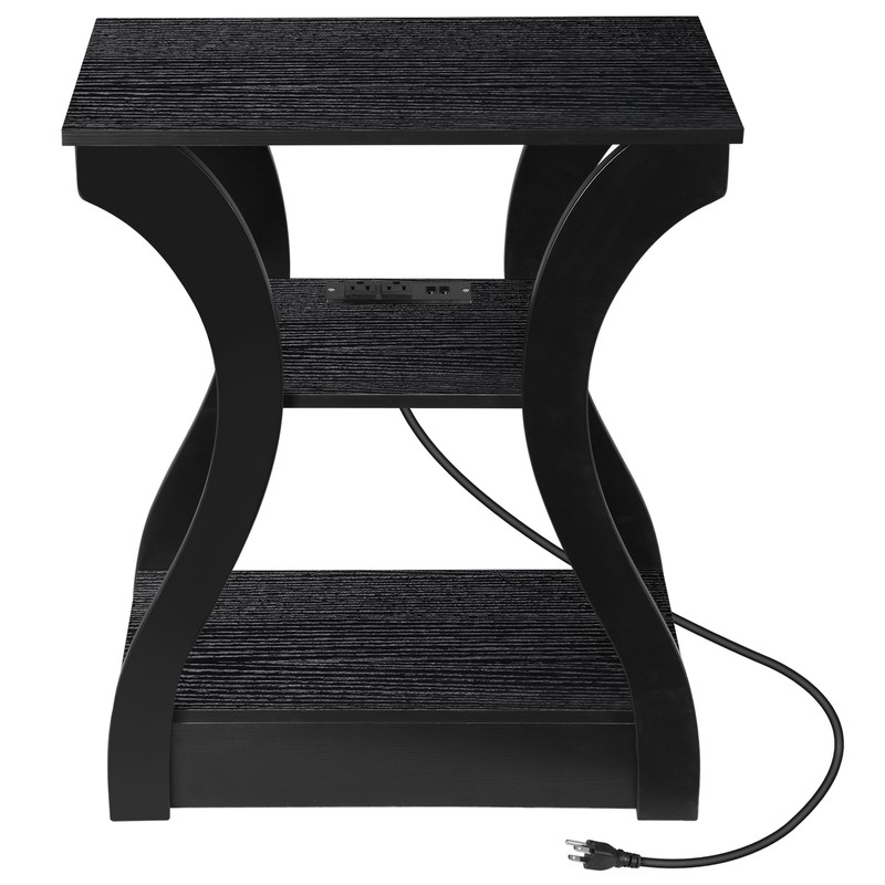 End Table Set of 2 with Charging Station for Living Room Bedroom Small Space gallery