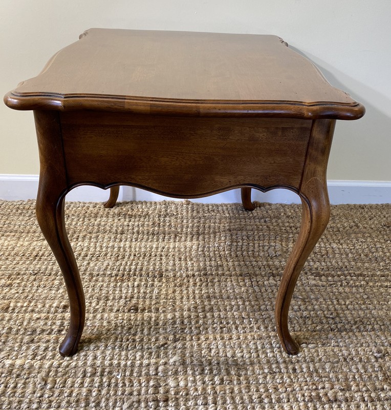 Ethan Allen French Country Single Drawer Lamp End Table 26-8303 #236 Fruitwood A gallery