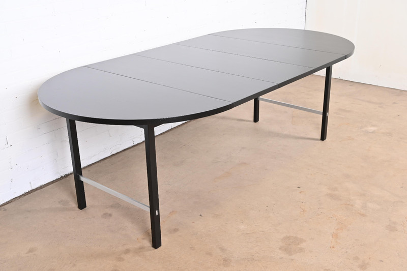Paul McCobb for Calvin Furniture Lacquered Extension Dining Table, Refinished gallery