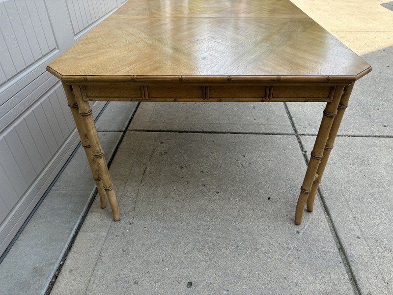Chinoiserie Bamboo Style Dining Table by Century Furniture gallery