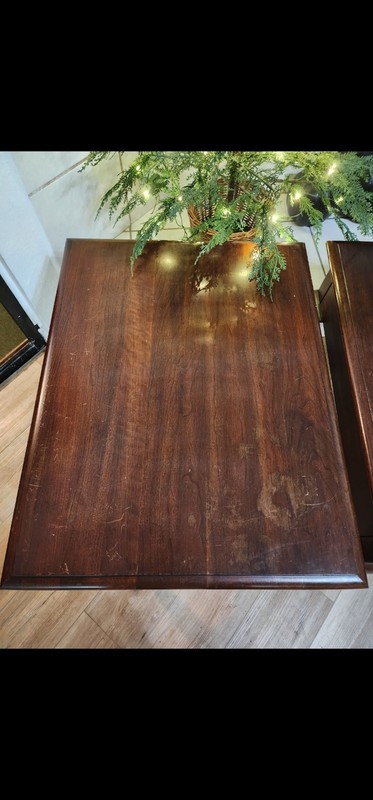 Vintage Pennsylvania House Solid Cherry Queen Anne End Tables Side Table Pair gallery