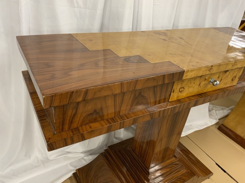 Mid-Century Art Deco Console or Center Hall Table gallery