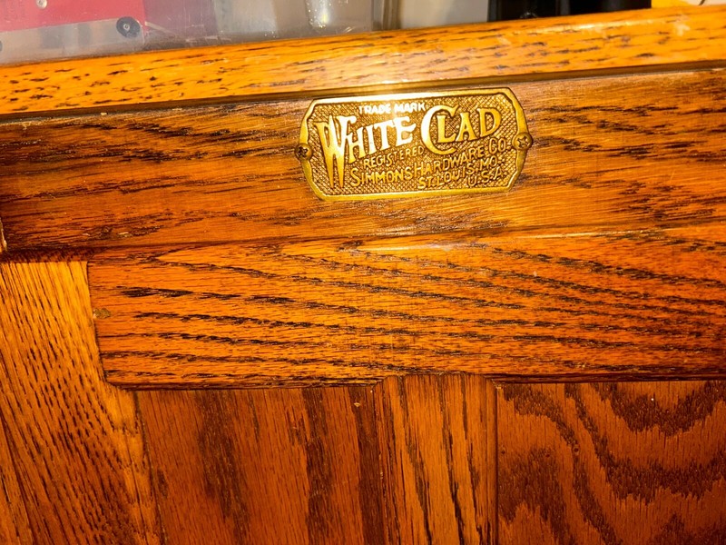 Vintage White Clad Oak Side Table gallery