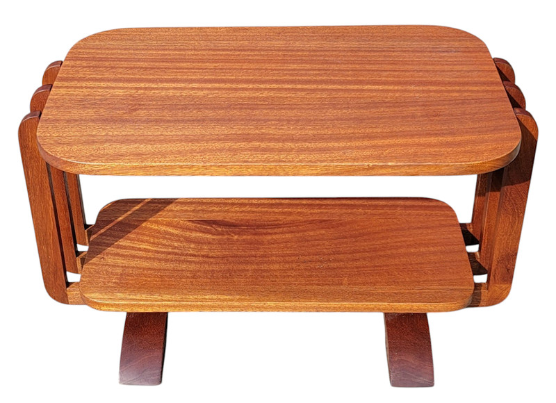 Streamline Mid Century Modern Teak Side End Table Gilbert Rhode Herman Miller?