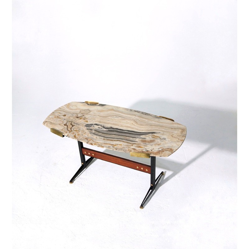1950s Italian Coffee Table Mid Century Modern Vintage 100cm