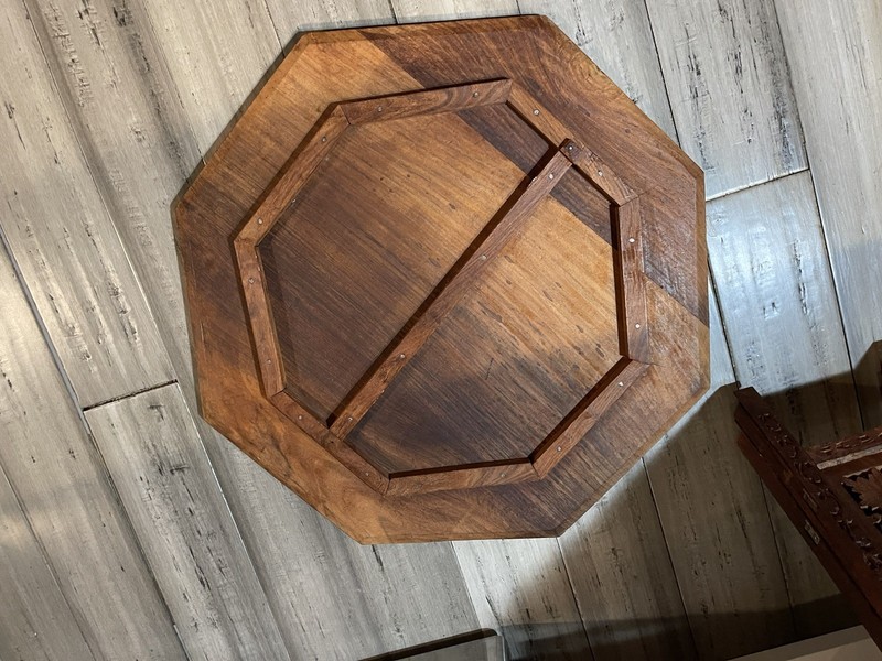 Vintage Anglo Indian Octaganal Side Table gallery