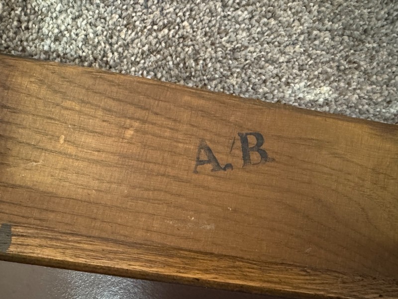 Antique A. Brandt Arts & Crafts Oak Slate Tables – Set of 3 gallery