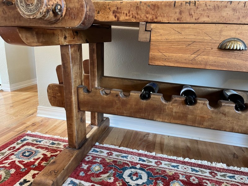 Vintage Custom Italian Carpenters Workbench gallery