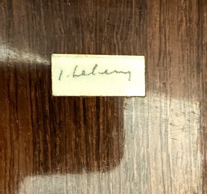 Jules Leleu Table Signed gallery