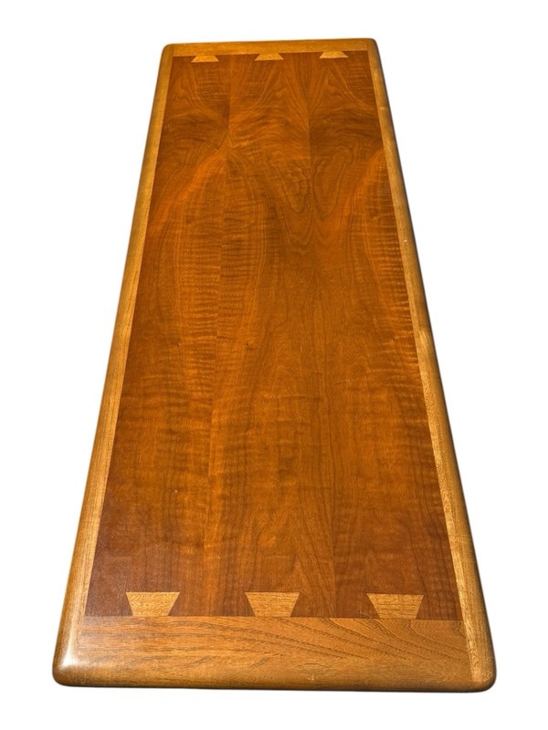 Mid-Century Modern Lane Acclaim Walnut Dovetailed Coffee Table Long 1960’s gallery